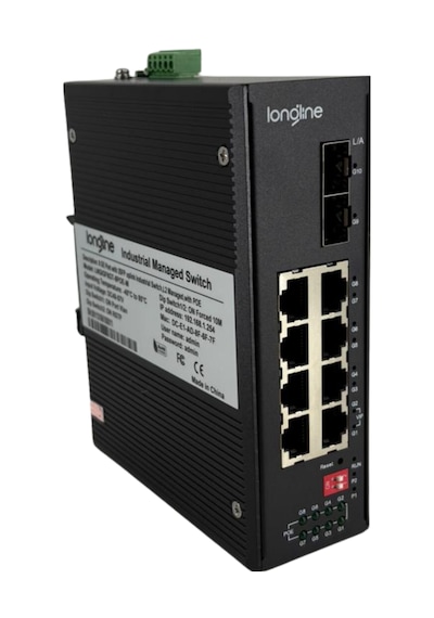 8 1000base-t Poe Port+2 1000base-x Sfp Slot Dual Power ,dc48-57v Wıth Management