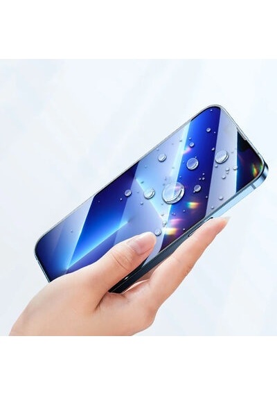 Apple Uyumlu iPhone 15 Plus İle Ekran Koruyucu Kenarları Kırılmaya Dayanıklı Kırılmaz Cam Koruyucu
