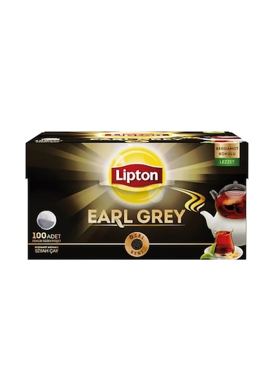 Lipton Early Grey Demlik Poşet Çay 100'lü 320 Gr