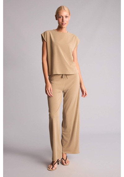 Defacto Wıde Leg Krep Pantolon I2211ax26aubg801 Bej-bg801