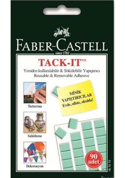Faber-castell Hamur Yapıştırıcı Tack-ıt 50 Gr Yeşil 18 70 91
