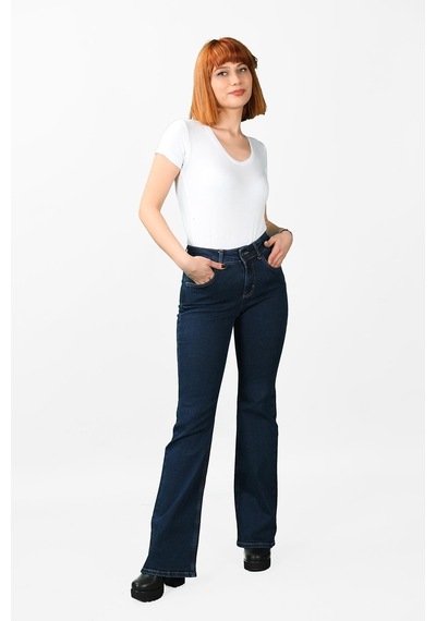 Kadın Çan Paça Kot Pantolon 001