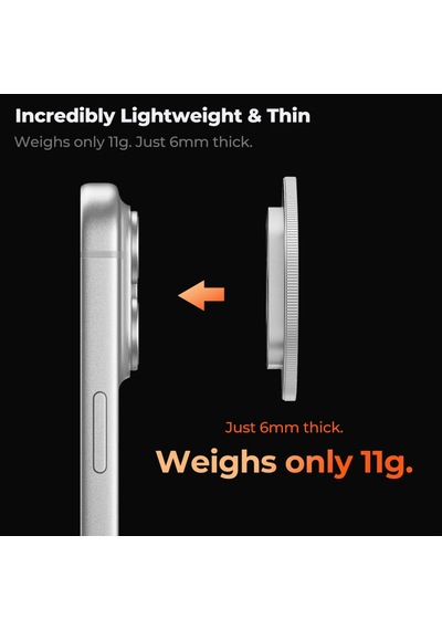 K&f Concept İphone 17 Pro Ve Pro Max İçin Ayarlanabilir Nd2-32 Filtre Silver