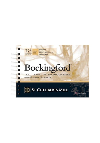 Bockingford Sulu Boya Defteri Rough White Spiralli 300 G 13x18 Cm 12 Yaprak
