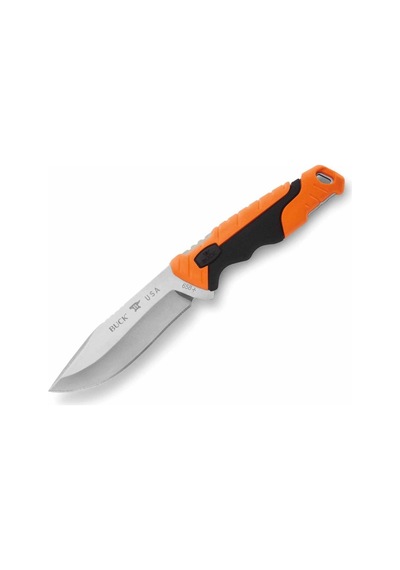 Buck 658 Pursuit Pro Kamp Bıçak, Turuncu-siyah Çok Renkli
