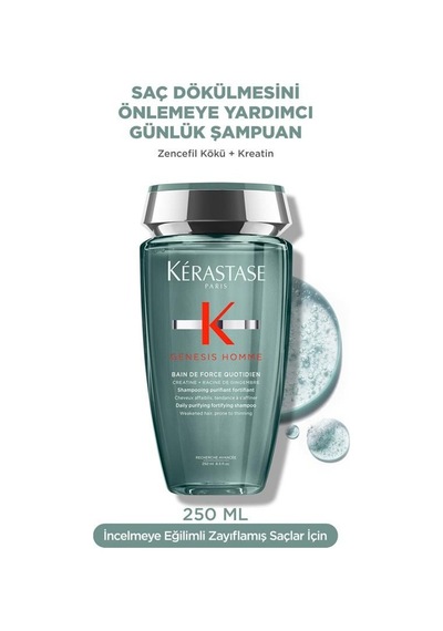 Kerastase Şampuan 250ml. Genesis Homme Bdfq