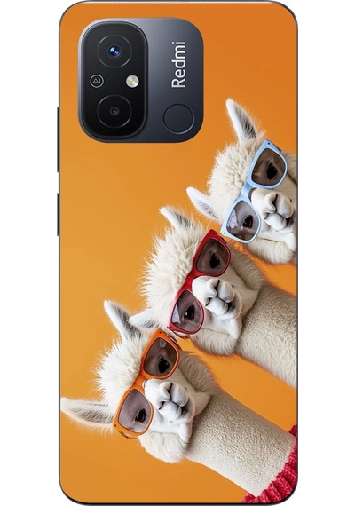 Redmi 12c Uyumlu Lamalar Baskılı Silikon Kılıf Renkli