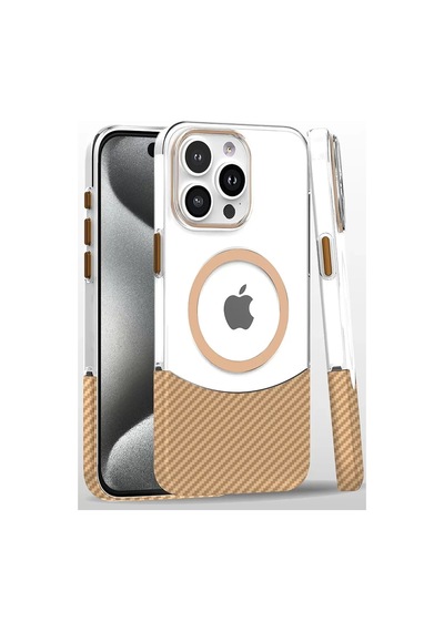 Joko Apple İphone 16 Pro Carbon Puzzle Magsafe Kapak - Desert Kum