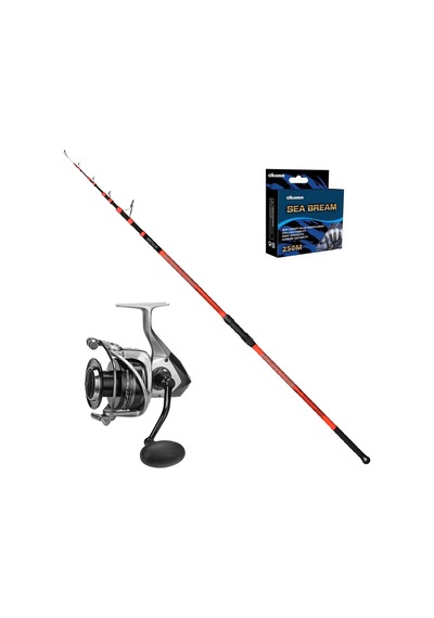 Okuma Tomcat 8000 - Ryobi Cobia 425cm 100-300gr Surf Olta Seti