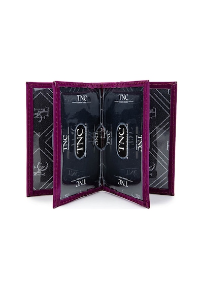 Tamer Tanca Unisex Hakiki Deri Mürdüm Kartlık 688 4031d Krtlk Sk24-25 Murdum Mürdüm