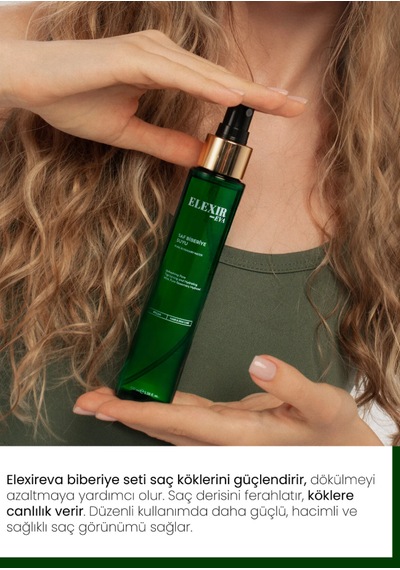 Biberiye Suyu Saç Dökülmesine Karşı Bakım Toniği Saç Uzatma Ve Güçlendirme Desteği Ve Yüz Toniği 100 Ml