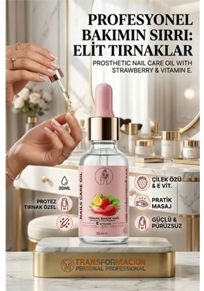 Mey İthalat Tırnak Bakım Yağı Çilekli Güçlendirici E Vitamini Serum 30ml 723072