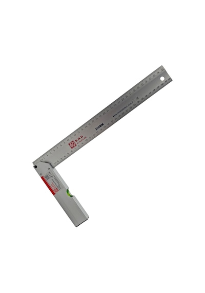 Fixonic B.h.d Bhd00197 350mm/35cm Alüminyum L Marangoz Gönye/su Terazili
