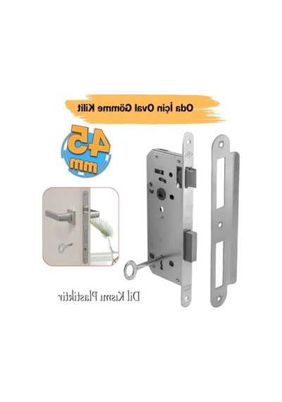 Anahtarlı Wc Kapı Gömme Kilidi Pvc Kapı Ahşap Kapı -