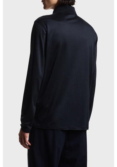 Emporio Armani Logolu Regular Fit Düğmeli Polo Erkek Polo Em004590 Af10017 Ub118 Lacivert