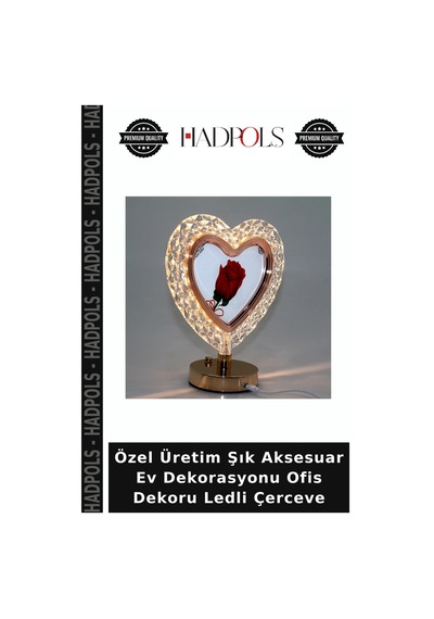 Özel Üretim Şık Aksesuar Ev Dekorasyonu Ofis Dekoru Ledli Çerceve