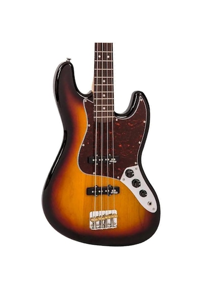 Vintage Vj74 Reissued 4 Telli Bas Gitar - Sunset Sunburst