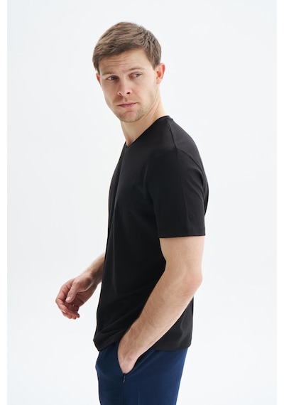 AR-MA Arma Erkek Regular Fit Basic Süprem V Yaka Tişört Y29344472102 Siyah