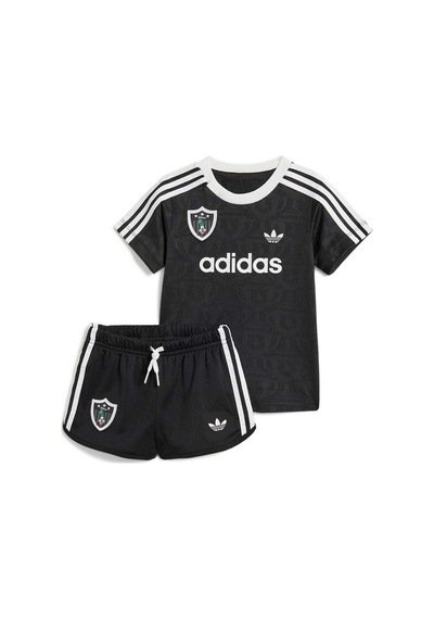 Adidas Bebek Siyah Eşofman Jersey Set Kc8422