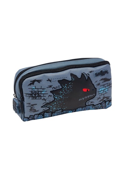 Smiggle Bright Eyes Karakter Cepli Kalem Kutusu Gri 457541 Çok  Renkli