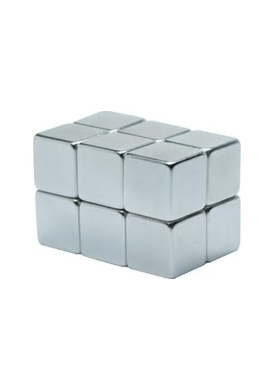 Dünya Magnet Çok Güçlü Neodyum Mıknatıs Küp 10x10x10 Mm 10 Adet