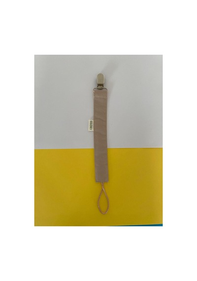 3lü Set Emzik Askısı Fiyonk Desen Kahverengi Çiçek Desen