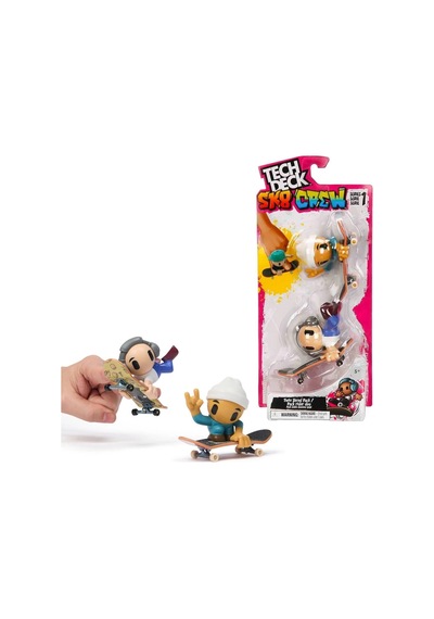 6071061 Tech Deck Sk8 Crew İkili Paket Çok Renkli