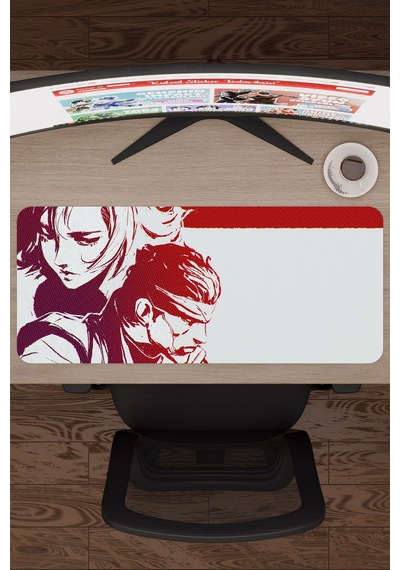 Metal Gear Solid Kaymaz Dikişli Kauçuk Oyuncu Mousepad V4 - 70x30 Xl Gaming Mouse Pad Fare Altlığı