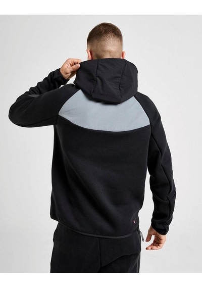 Nike Tech Fleece Mix Wr Hoodie Erkek Ceket-sportxstore Siyah
