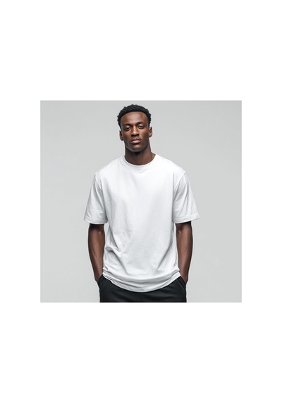 Parshey Oversize Premium Tişört 20/1 Kalın Kumaş, Unisex Street Fit Beyaz