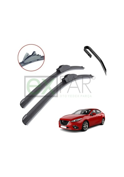 Mazda 3 Ön Cam Silecek Süpürgesi Takımı 2014 - 2016 Model Ön Silecek Sağ Sol