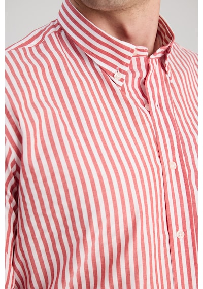 D'S Damat Ds Damat Slim Fit Kırmızı Çizgili Gömlek 0hc02ort11265 601