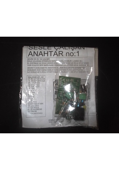 El Çırpmalı Anahtar Devresi - Demonte(Montesiz) N11.2238