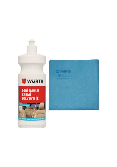 Würth Deri Besleyici Bakım Kremi 500 Ml Güderi Bez Mavi 130 Gr