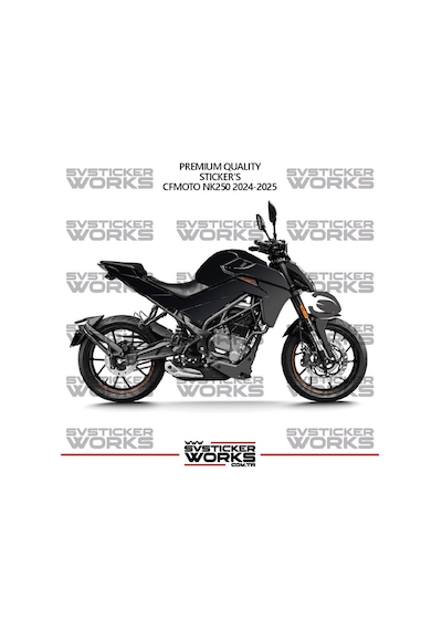 Cfmoto Nk250 Gen 2 Kaplama Sticker Çift Renk Motor Kaplama Modeli Hazır Kit Yüksek Kalite 86668090