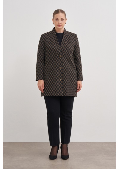 Aker 24aw18188112 Büyük Beden Kap 24aw18188112 007 Kahverengi Kahverengi