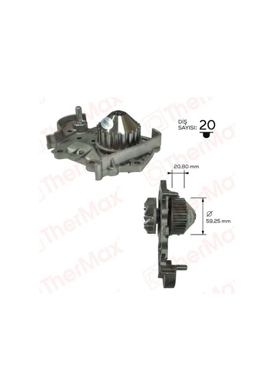 THERMAX T01.120 THERMAX DEVİRDAİM MEGANE R19 1.6 ENJ CLIO SYMOL 1