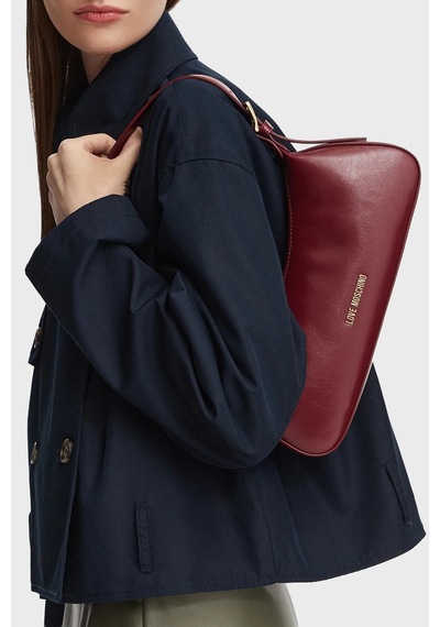 Love Moschino Logolu Ayarlanabilir Omuz Askılı Çanta Bayan Çanta Jc4390pp1pko0552 Bordo