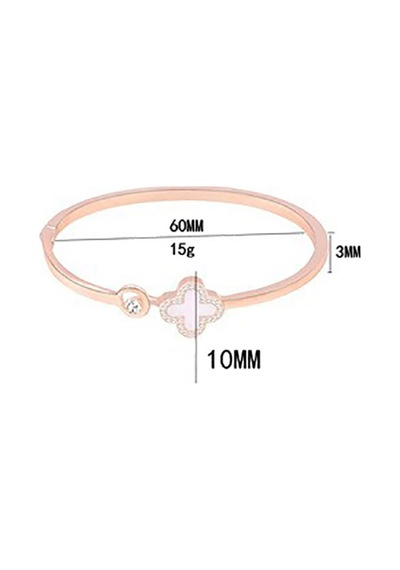 Gogoey Kadın Bilekliği Bayan Takı Rose Gold Trend Hediye Şık Rb55 Çok Renkli