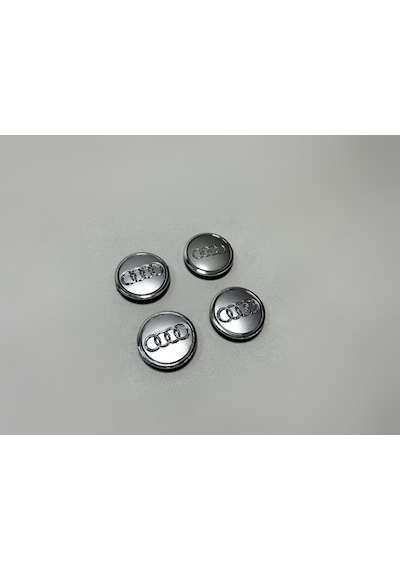 4 X Audi A8 2004-2010 Çelik Jant Göbeği 68mm Takım Gri