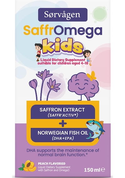 Sorvagen Saffromega Kids Safran Ve Omega3 -150 Ml