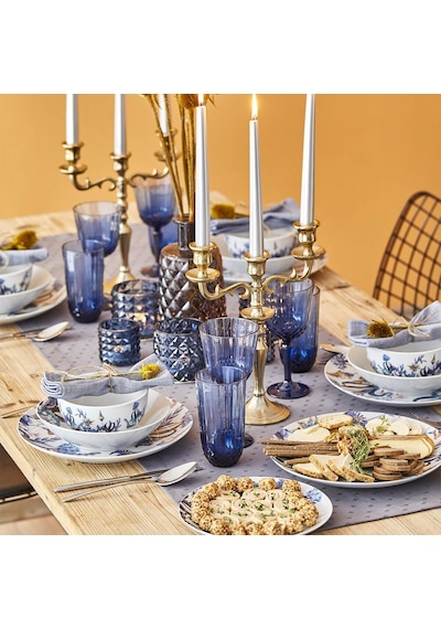 Bella Maison Colore Kesme Kadeh 6'lı Mavi 310 CC Mavi