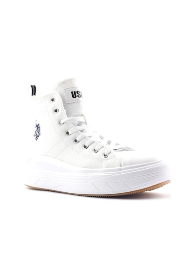 U.S. Polo Assn. U.S. Polo Assn Clementine Tex Kadın Spor  Ayakkabı Beyaz