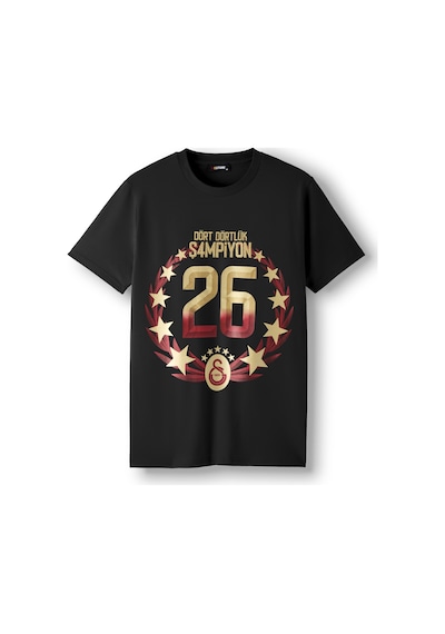 Gs Store Galatasaray 26. Şampiyonluk T-shirt E261166 Siyah