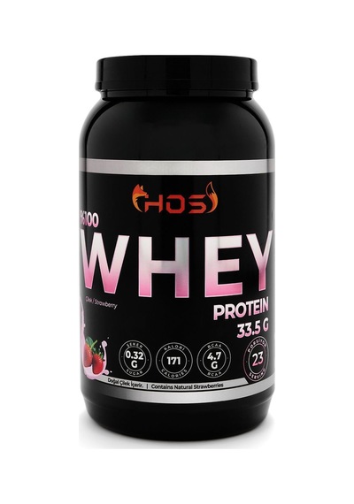 Hos %100 Whey Protein Çilek Aromalı - 748 G