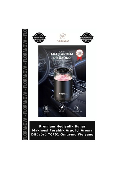 Premium Hediyelik Buhar Makinesi Ferahlık Araç İçi Aroma Difüzörü Tcf01 Qıngyıng Weıyang