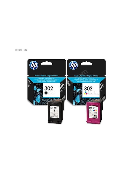 Hp 302 Siyah Hp 302 Renkli İkili Paket
