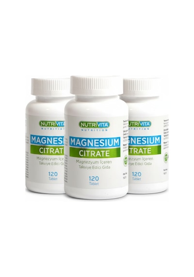 Nutrivita Nutrition Magnesium Citrate 250 Mg 120 Tablet