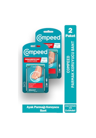 Compeed Ayak Parmağı Koruyucu Bant 8'li 2 Paket
