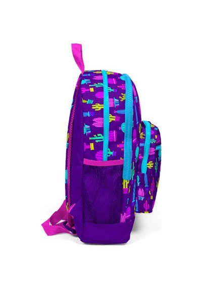 Coral High Mor Pembe Kaktüs Desenli Okul Sırt Çantası 23108
